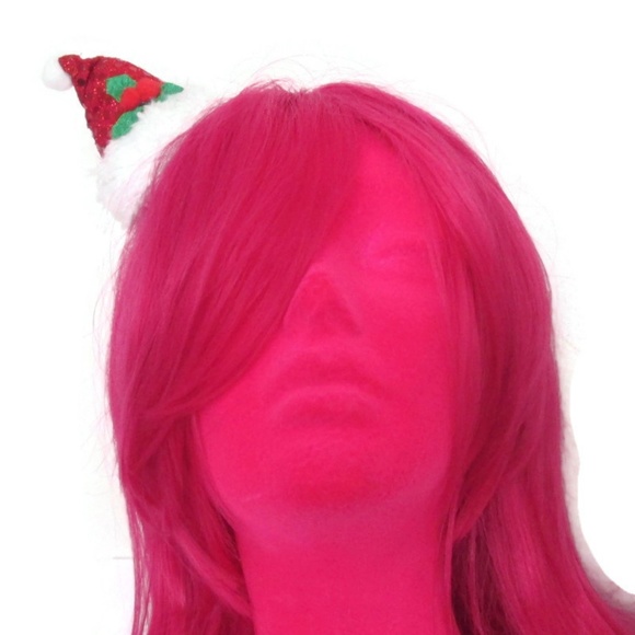 nwt ugly christmas santa hat red xmas hair clip - Picture 2 of 7